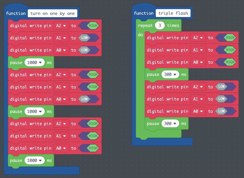 creating the first two functions