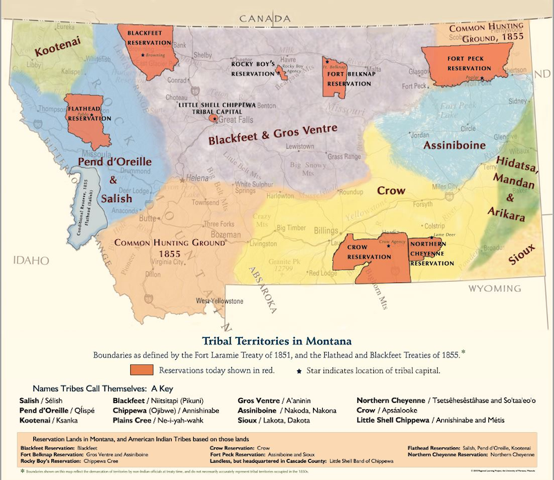 reservation map